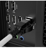 37632-Lindy 47605 cable de red Gris 3 m Cat6a S/FTP (S-STP)