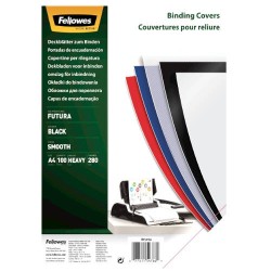 377-PACK 100 PORTADAS POLIPROPILENO TRANSLUCIDO 450 MICRAS A4 FELLOWES 54770