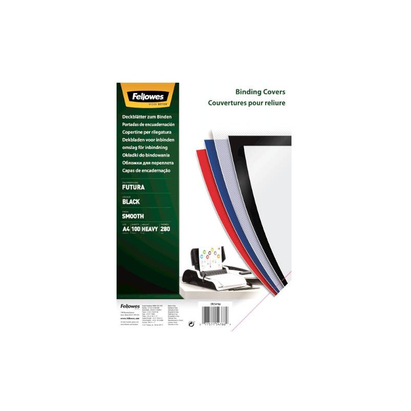 377-PACK 100 PORTADAS POLIPROPILENO TRANSLUCIDO 450 MICRAS A4 FELLOWES 54770 377-PACK 100 PORTADAS POLIPROPILENO TRANSLUCIDO 450 MICRAS A4 FELLOWES 54770