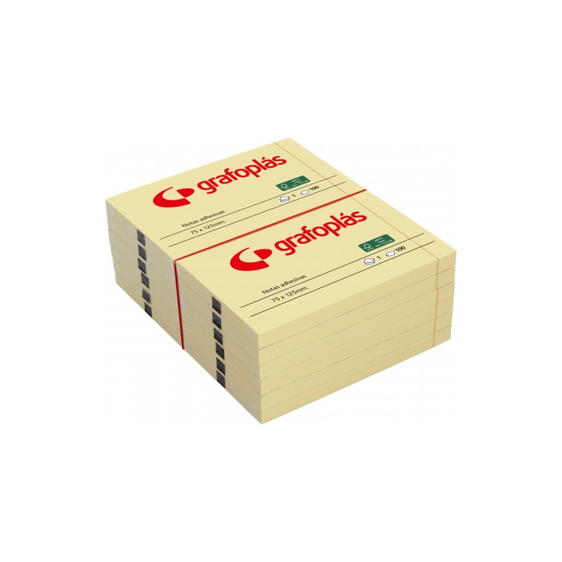 3786-PACK3 BLOC 100 NOTAS ADHESIVAS 40X50MM AMARILLAS GRAFOPLAS 65205360 3786-PACK3 BLOC 100 NOTAS ADHESIVAS 40X50MM AMARILLAS GRAFOPLAS 65205360