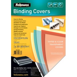 379-PACK 100 PORTADAS POLIPROPILENO NEGRO 280 MICRAS A4 FELLOWES 5476603