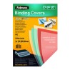 380-PACK 100 PORTADAS PVC TRANSPARENTE CRISTAL 150 MICRAS A4 FELLOWES 5376001