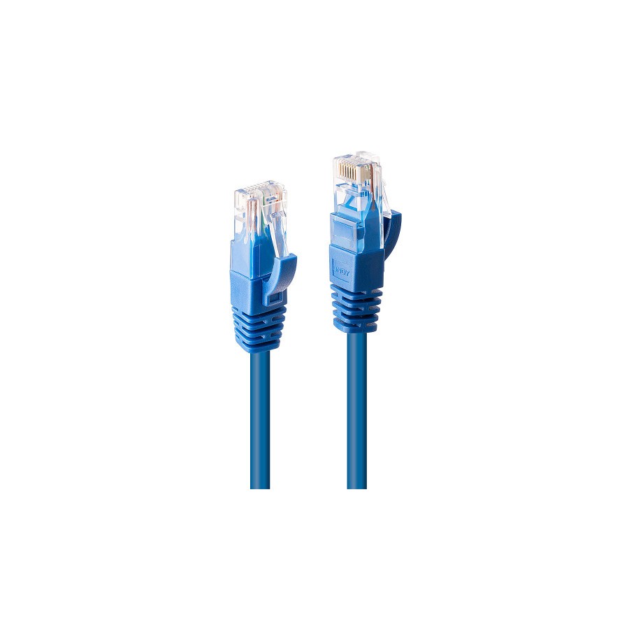 38055-Lindy 48018 cable de red Azul 2 m Cat6 U/UTP (UTP)
