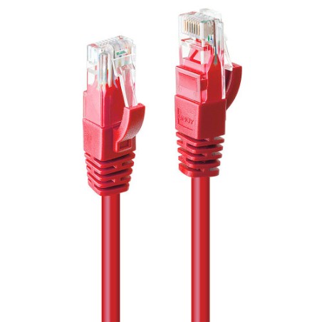 38079-Lindy 48036 cable de red Rojo 7,5 m Cat6 U/UTP (UTP)
