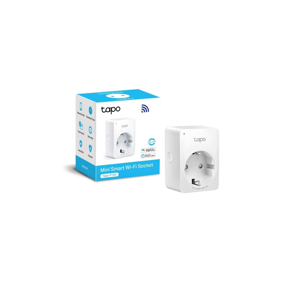 3809-Tapo P100 enchufe inteligente 2300 W Blanco 3809-Tapo P100 enchufe inteligente 2300 W Blanco