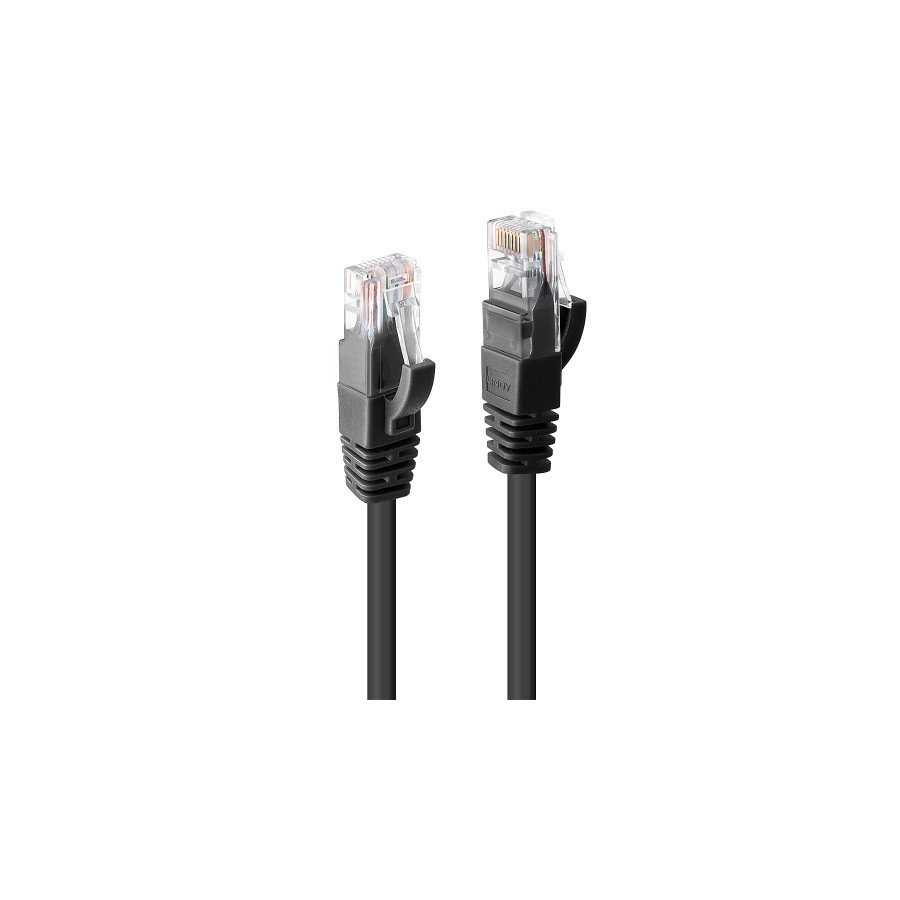 38135-Lindy 48077 cable de red Negro 1 m Cat6 U/UTP (UTP)