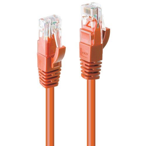 38176-Lindy 48106 cable de red Naranja 0,5 m Cat6 U/UTP (UTP)