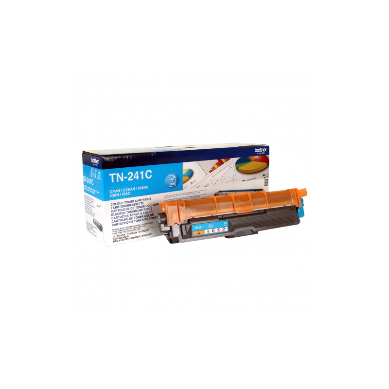 3820-BROTHER TONER TN241C HL3140CW/HL3150CDW/DCP9020CDW CIAN 1. 3820-BROTHER TONER TN241C HL3140CW/HL3150CDW/DCP9020CDW CIAN 1.