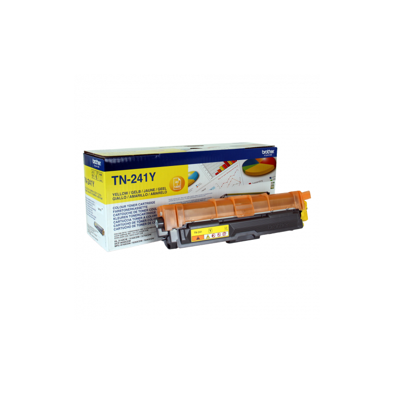3822-BROTHER TONER TN241Y HL3140CW/HL3150CDW, 1.400 PAG. AMARILL 3822-BROTHER TONER TN241Y HL3140CW/HL3150CDW, 1.400 PAG. AMARILL