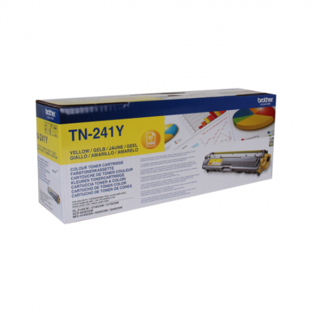 3823-BROTHER TONER TN241Y  HL3140CW/HL3150CDW, 1.400 PAG. AMARILL