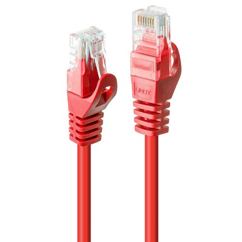 38247-Lindy 48180 cable de red Rojo 0,3 m Cat6 U/UTP (UTP)