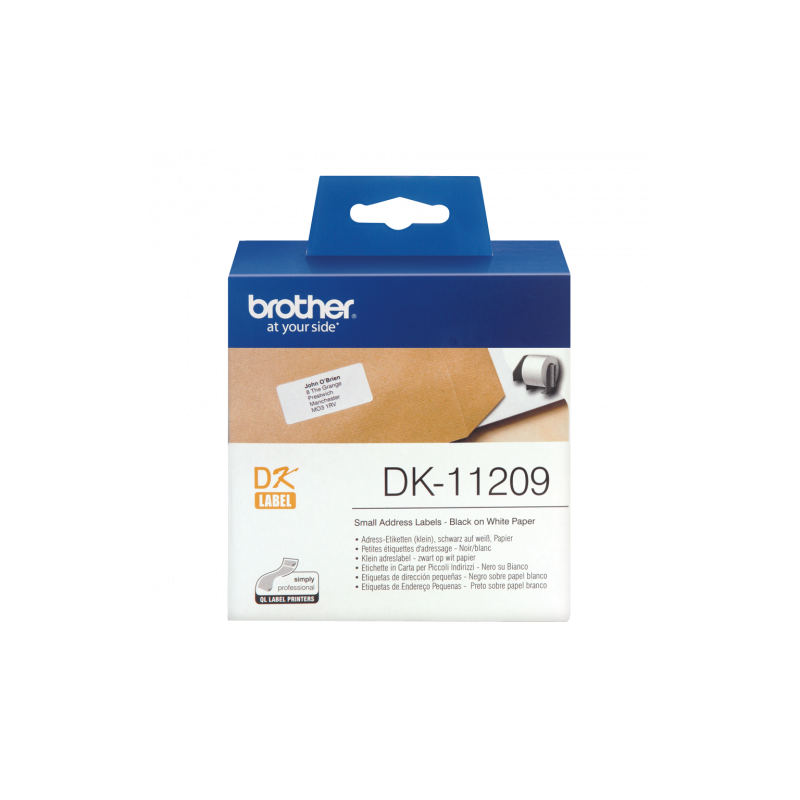 3834-BROTHER ETIQUETAS DE DIRECCION PEQUENAS 62MMX29MM, 800 UNIDA 3834-BROTHER ETIQUETAS DE DIRECCION PEQUENAS 62MMX29MM, 800 UNIDA