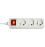 38340-Lindy 73124 base multiple 3 salidas AC Interior Blanco