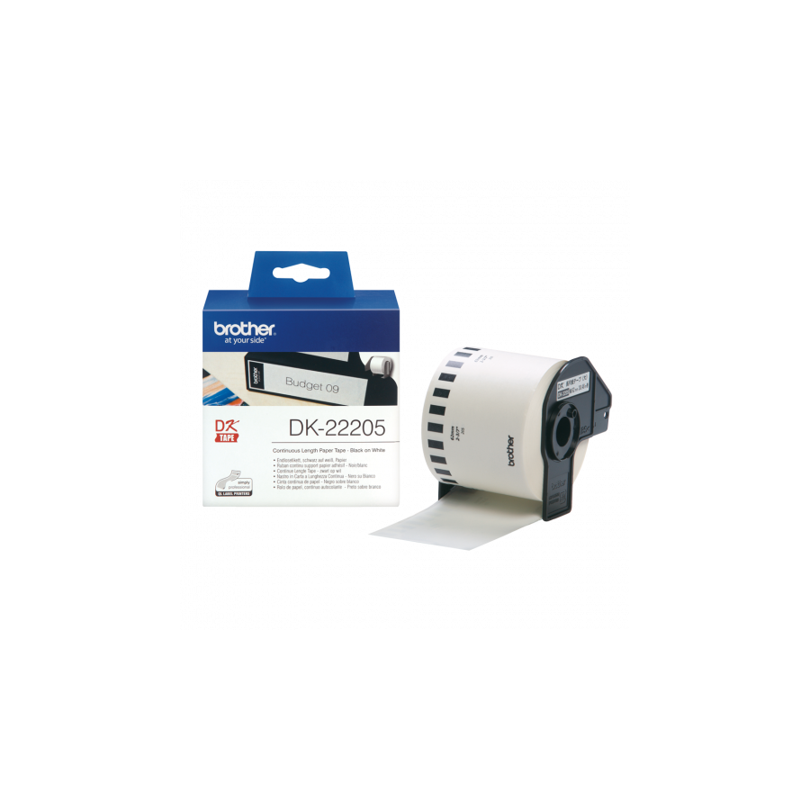 3836-BROTHER CINTA DE PAPEL CONTINUO BLANCA, 62MM X 30,48M (DK22 3836-BROTHER CINTA DE PAPEL CONTINUO BLANCA, 62MM X 30,48M (DK22