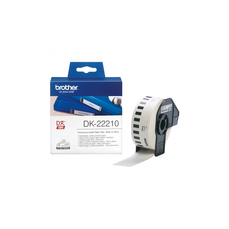 3838-BROTHER CINTA DE PAPEL CONTINUO BLANCO, 29MM X 30,48M (DK22 3838-BROTHER CINTA DE PAPEL CONTINUO BLANCO, 29MM X 30,48M (DK22