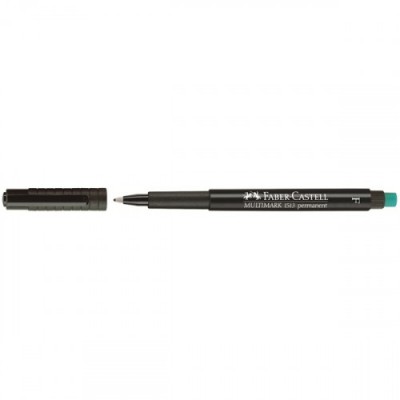 MARCADOR PERMANENTE MULTIMARK PUNTA FINA NEGRO FABER CASTELL 151399