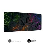 38457-SUBBLIM Neon Obsidian XL Alfombrilla de raton para juegos Negro, Multicolor