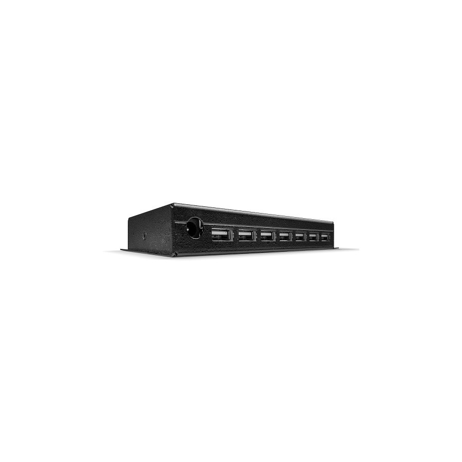 38528-Lindy 42794 hub de interfaz USB 2.0 Type-B 480 Mbit/s Negro