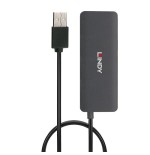 38531-Lindy 42986 hub de interfaz USB 2.0 480 Mbit/s Negro