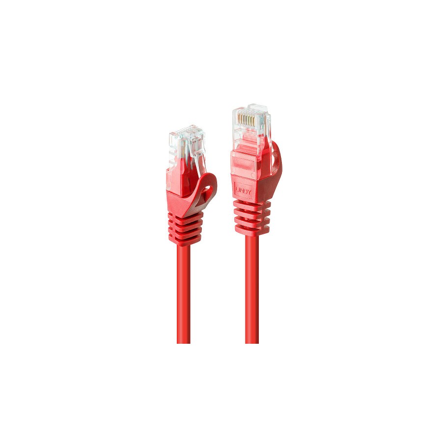 38583-Lindy 48184 cable de red Rojo 3 m Cat6 U/UTP (UTP)