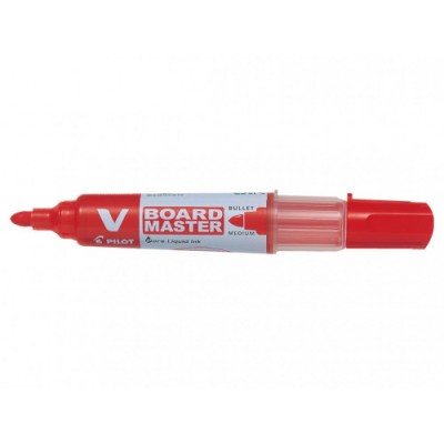 ROTULADOR PIZARRA VBOARD 18 PUNTA FIBRA ROJO PILOT WBMA VBM M R BG