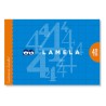3876-LIBRETA CUBIERTA BASICA 4o APAISADO RAYADO 4 MM 30 HOJAS APAISADA LAMELA 06AP04