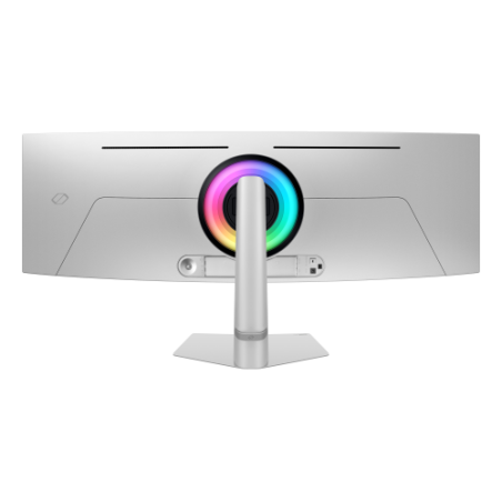 38770-Samsung G93SD pantalla para PC 124,5 cm (49") 5120 x 1440 Pixeles Dual QHD OLED Plata