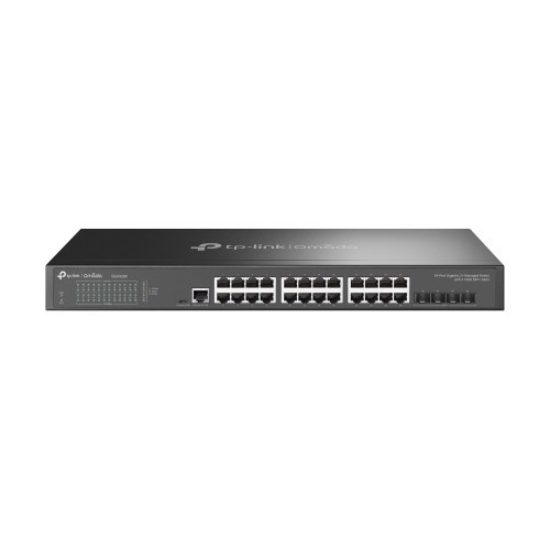 38838-TP-LINK SG3428X SWITCH GESTIONABLE L2+ JETSTREAMT DE 24 PUERTOS GIGABIT CON 4 RANURAS 10GE SFP+