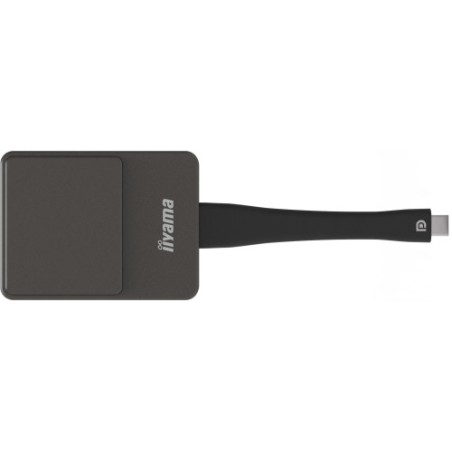 38888-iiyama WP D002C adaptador Smart TV USB 4K Ultra HD Negro, Plata
