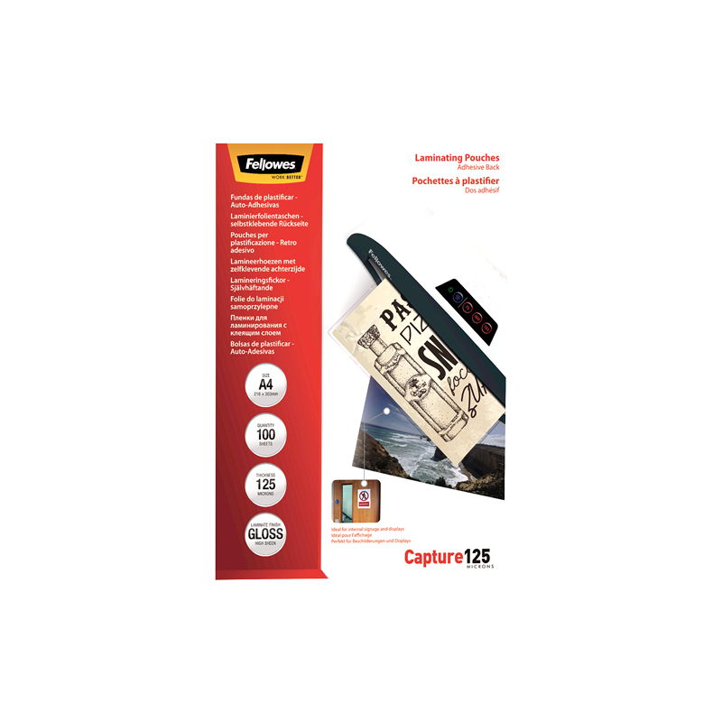 389-Fellowes 5328901 pelicula de laminacion A4 100 pieza(s) 389-Fellowes 5328901 pelicula de laminacion A4 100 pieza(s)