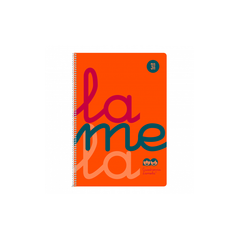 3896-CUADERNO FOLIO PLASTIC RAYADO 3 MM 80 HOJAS 90 GRS NARANJA LAMELA 7FTP003N 3896-CUADERNO FOLIO PLASTIC RAYADO 3 MM 80 HOJAS 90 GRS NARANJA LAMELA 7FTP003N