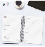 38990-AGENDA 2026 BASIC YEAR E10 155X212MM DIA PAGINA NEGRO FINOCAM 741106026