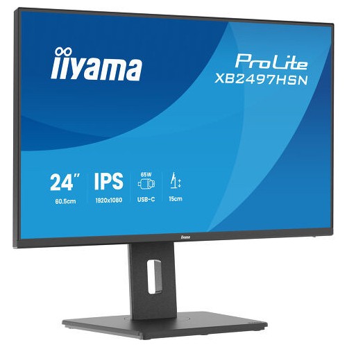 39015-IIYAMA MONITOR 23,8" IPS, 4-SIDE SLIM BEZEL 1920X1080, 100HZ