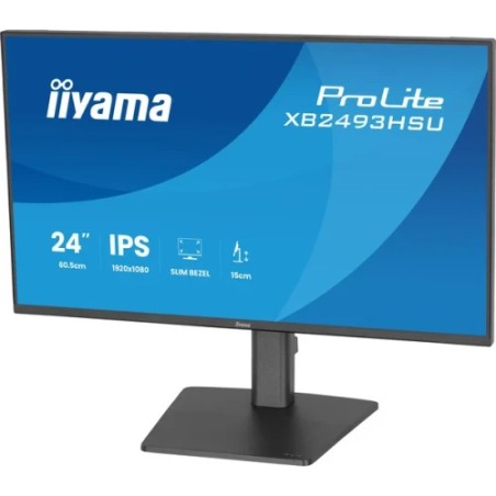 39024-MONITOR IIYAMA PANTALLA PARA PC 60,5 CM (23,8") 1920 X 1080 PIXELES FULL HD LED PANEL IPS AJUSTABLE EN ALTURA HDMI