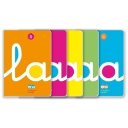 3903-LIBRETA LAMELA FORMATO A4 RAYADO 2,5 MM - 50 HOJAS POLIPROPILENO 90 GRS. LAMELA 06A4P02