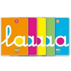 3904-LIBRETA LAMELA FORMATO A4 RAYADO 3 MM - 50 HOJAS POLIPROPILENO 90 GRS. LAMELA 06A4P03