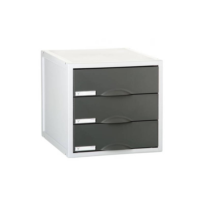 3908-MODULO ARCHISYSTEM DE 3 CAJONES 356X316X303 MM GRAFITO ARCHIVO 2000 8403C GF 3908-MODULO ARCHISYSTEM DE 3 CAJONES 356X316X303 MM GRAFITO ARCHIVO 2000 8403C GF