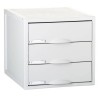 3909-MODULO ARCHISYSTEM DE 3 CAJONES 356X316X303 MM GRIS ARCHIVO 2000 8403C GS