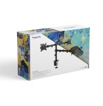 39095-TooQ Soporte de Mesa para 2 Pantallas 17"-32" y Portatil, Negro