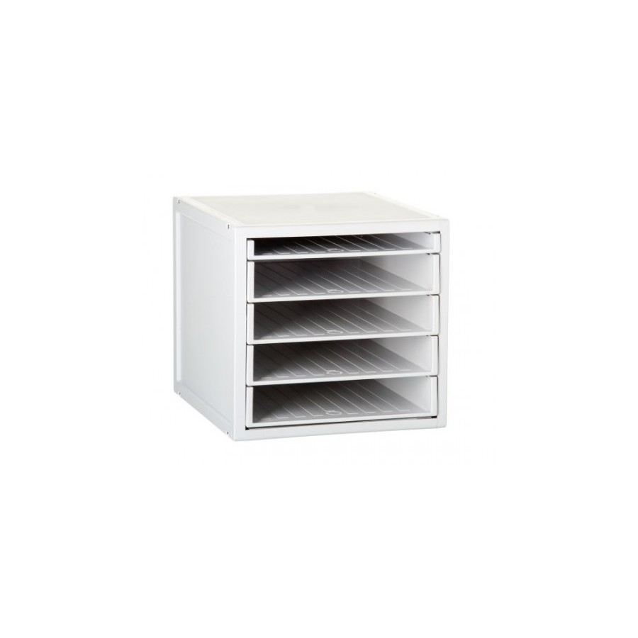 3910-MODULO ARCHISYSTEM DE 5 BANDEJAS 356X316X303 MM GRIS ARCHIVO 2000 8405B GS 3910-MODULO ARCHISYSTEM DE 5 BANDEJAS 356X316X303 MM GRIS ARCHIVO 2000 8405B GS