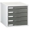 3911-MODULO ARCHISYSTEM DE 5 CAJONES 356X316X303 MM GRAFITO ARCHIVO 2000 8405C GF