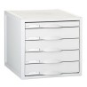 3912-MODULO ARCHISYSTEM DE 5 CAJONES 356X316X303 MM GRIS ARCHIVO 2000 8405C GS