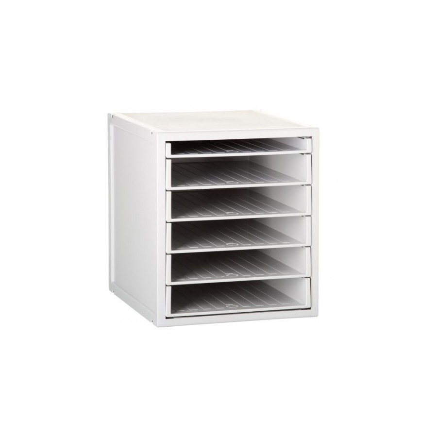 3913-MODULO ARCHISYSTEM DE 6 BANDEJAS 356X316X362 MM GRIS ARCHIVO 2000 8206B GS 3913-MODULO ARCHISYSTEM DE 6 BANDEJAS 356X316X362 MM GRIS ARCHIVO 2000 8206B GS