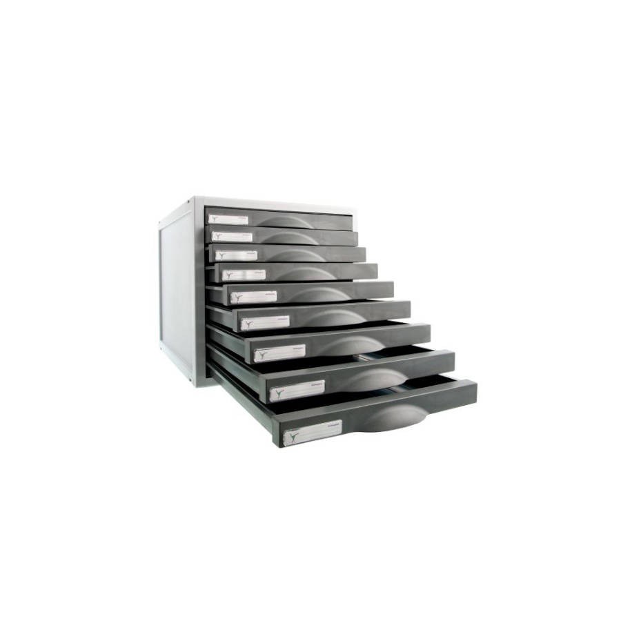 3917-MODULO ARCHISYSTEM DE 9 CAJONES 356X316X303 MM GRAFITO ARCHIVO 2000 8409C GF 3917-MODULO ARCHISYSTEM DE 9 CAJONES 356X316X303 MM GRAFITO ARCHIVO 2000 8409C GF