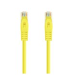 39174-Nanocable Cable de red latiguillo RJ45 LSZH Cat.6A UTP AWG24, Amarillo, 0.5m