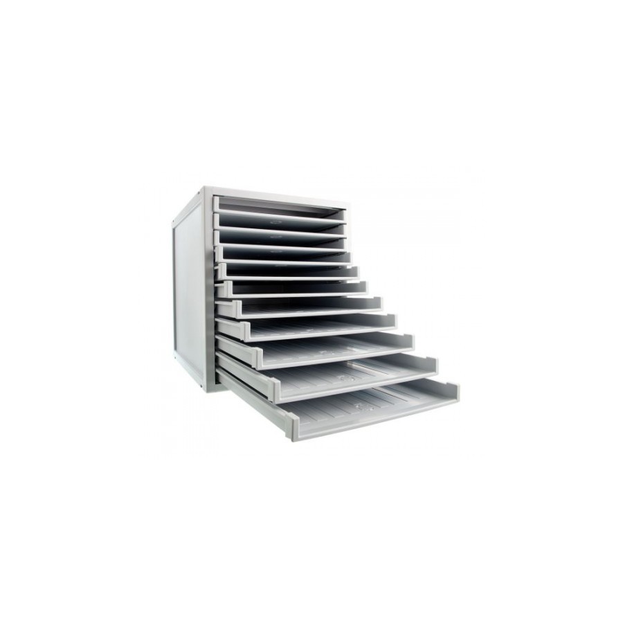 3919-MODULO ARCHISYSTEM DE 11 BANDEJAS 356X316X362 MM GRIS ARCHIVO 2000 8211B GS 3919-MODULO ARCHISYSTEM DE 11 BANDEJAS 356X316X362 MM GRIS ARCHIVO 2000 8211B GS