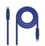 39199-Nanocable Cable de red latiguillo RJ45 LSZH Cat.6A UTP AWG24, Azul, 3.0m
