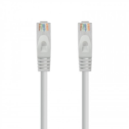 39212-Nanocable Cable de red latiguillo RJ45 LSZH Cat.6A UTP AWG24, Gris, 7.0 m