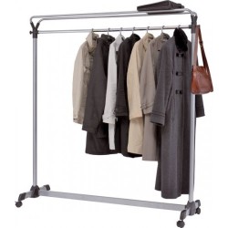 3923-PERCHERO ALBA DE GRAN CAPACIDAD CON RUEDAS 540X1530X1715 MM GRIS ARCHIVO 2000 ALPMGROUP3 GS