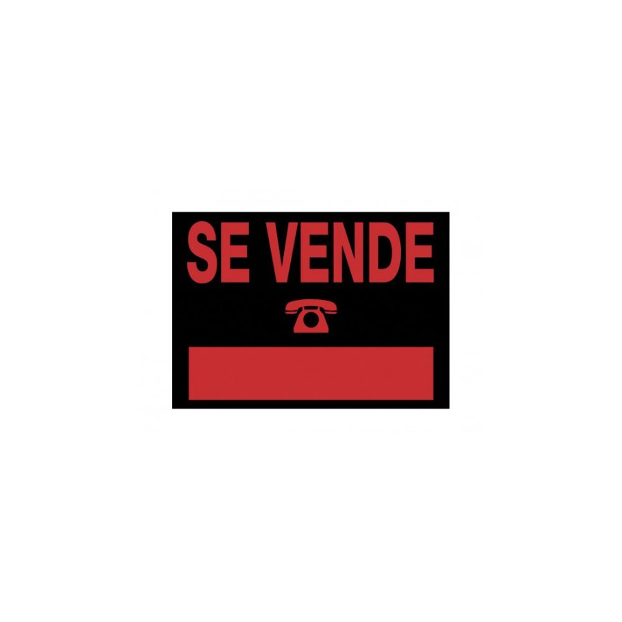 3926-CARTEL "SE VENDE" 350X250 MM PVC NEGRO ARCHIVO 2000 6167 NE 3926-CARTEL "SE VENDE" 350X250 MM PVC NEGRO ARCHIVO 2000 6167 NE